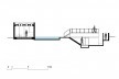 Bar/pool/gallery, transversal section. BCMF arquitetos + MACh arquitetos