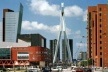Ponte Erasmus em Kop von Zuid, Porto de Roterdã. Arquiteto Van Berkel, projeto urbano de Riek Bakker<br />Foto Rob't Hart 