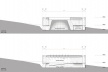 Concurso Internacional para Projeto Arquitetônico do Museu Exploratório de Ciências da Unicamp, cortes transversais, 1º lugar. Arquitetos Reinaldo Nishimura, Daniel Corsi e Dani Hirano, 2009<br />Desenhos equipe 
