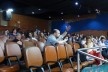 Gustavo Rocha-Peixoto comenta a apresentação de Carlos Eduardo Dias Comas, Encontro Núcleo Docomomo-SP 2015<br />Foto André Marques 