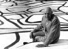 Jean Dubuffet fotografado por Louis Heckly em 1973 [www.dubuffetfondation.com]