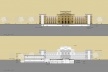 Ampliação do Museu Paulista da USP (Museu do Ipiranga), cortes EE e FF. Arquitetos Eduardo Colonelli e Silvio Oksman, 2008<br />Imagem escritório 