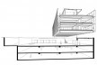 Nova sede da Confederação Nacional de Municípios – CNM, corte perspectivado, Brasília DF, 2016. Arquitetos Luís Eduardo Loiola e Maria Cristina Motta / Mira Arquitetos<br />Desenho divulgação 