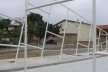Vista da quadra em construção<br />Imagem dos autores do projeto 