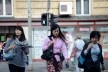 Turistas japonesas no centro histórico<br />Foto Fabio Jose Martins de Lima 