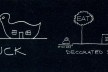 Ilustração de Robert Venturi, Denise Scott Brown e Steven Izenour para <i>Aprendendo com Las Vegas</i>, de 1972