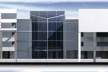 Fachada lateral<br />Imagem dos autores do projeto 
