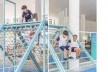 Transborda!, Museu de Arte do Rio, Praça Mauá, Rio de Janeiro RJ Brasil, 2018. Arquitetos Antonio Pedro Coutinho e Adriano Carneiro de Mendonça (autores) / Estúdio Chão<br />Foto Renato Mangolin 