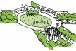 Croqui da Praça das Bandeiras<br />Imagem dos autores do projeto 