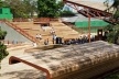 Praça Victor Civita - Museu Aberto da Sustentabilidade, vista interna da praça, São Paulo. Levisky Arquitetos Associados, 2008<br />Foto Nelson Kon 