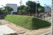 Vista da Praça Catatau - morrotes<br />Imagem dos autores do projeto 
