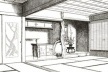 Fig. 6 – Sala de visitas em Hachi-Ishi [Fonte: MORSE, Edward S. Japanese homes and their surroundings. Boston: University Press, 1]