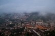 Vista parcial da cidade de Ouro Preto destacando-se ao centro a Praça Tiradentes, por onde passam os cortejos processionais<br />Foto Ane Souz, 2015 