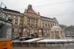 Trem 41 em frente ao famoso e luxuoso Hotel Gellért, Budapeste<br />foto Lucas Gamonal Barra de Almeida 