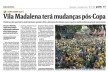 Recorte da página da <i>Folha de S.Paulo</i>, com destaque para torcedores entre as ruas Mourato Coelho e Aspicuelta após jogo do Brasil na Copa do Mundo<br />Imagem divulgação  [<i>Folha de S.Paulo</i>, Caderno Poder, São Paulo, 1 jul. 2014]