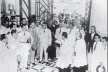 Cerimônia de inauguração do “Central Hotel” (1938), com as bênçãos do arcebispo de Belém [Acervo Claudio La Rocque]