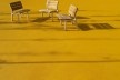 Conjunto Habitacional Fira de Barcelona – L’Hospitalet de Llobregat, bancos da praça, Barcelona 2009. ONL Arquitectura<br />Foto Gianluca Giaccone 