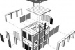 Perspectiva explodida<br />Imagem dos autores do projeto 