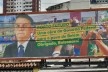 Outdoor de agradecimento a Jair Bolsonaro pelo projeto<br />Foto Adailson Soares Dantas, 2020 