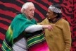 Ailton Krenak e José Celso Martinez Corrêa, mesa 13 – Vaza-Barris (O Irapiranga dos Tapuias), Flip 2019, Auditório da Matriz, 12 de julho de 2019, das 20h30 às 21h45<br />Foto divulgação  [website Flip]