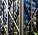 Edifício Alcoa Building, por Skidmore, Owings and Merrill, contraventado em "X" [Structurae, 2004]