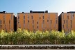 Conjunto Habitacional Fira de Barcelona – L’Hospitalet de Llobregat, fachada norte, Barcelona 2009. ONL Arquitectura<br />Foto Gianluca Giaccone 