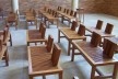 Mosteiro de Nossa Senhora das Graças, mobiliário da Igreja dos Fiéis (Francisco Bolonha, 1999)<br />Foto Marcia Poppe, 2003 