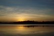 Por do Sol visto da Lagoa do Cassange<br />Foto Ricardo Eid Philipp 