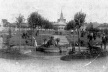 Figura 06 - Praça da República. Antigo Largo do Theatro, com a nova praça recém inaugurada em 1915. No fundo ao alto, vê-se a nova Igreja Matriz, concluída em 1906 [Arquivo Ivan Claudio Domingues dos Santos]