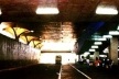 Figura 34 - Rodoviária de Jahu. Vista do piso superior que se expande sobre a cidade, marca os tempos [Arquivo do autor]