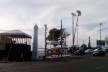 A praça Castro Alves é o ponto extremo do circuito Osmar, onde os trios viram da avenida Sete de Setembro para a rua Carlos Gomes, e está ocupada por instalações de apoio e banheiros químicos<br />Foto Volha Yermalayeva Franco 