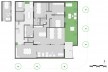 Wikilab Coworking, planta baixa com configuração de sala de reuniões, São Carlos, 2016. Arquiteto José Calijuri Hamra<br />Imagem divulgação 