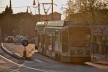 Contaminações, transporte sobre trilhos (Tram) a eletricidade e automóveis no centro urbano de Roma<br />Foto Fabio José Martins de Lima 