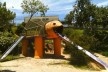 Tartaruga, brinquedo de Elvira de Almeida, Parque Regional da Criança, Santo André SP<br />Foto divulgação  [Blog Born Again Brazilian]