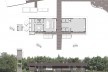 Sede Administrativa do Parque Natural Fazenda do Carmo, planta e elevação, São Paulo, Secretaria do Verde e Meio Ambiente – SVMA, 2018<br />Desenho divulgação 