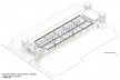 Cobertura do Mercado Público de Florianópolis, perspectiva isométrica de esquema elétrico e hidráulico, 2016. Arquitetos Gustavo Correia Utrabo e Pedro Lass Duschenes<br />Imagem divulgação 