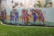 Mural de Clóvis Graciano em edifício na rua Aracajú, Higienópolis, São Paulo<br />Foto Dado Leal 