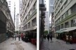 Rua Dr. Miguel Couto, Largo do Café, local da instalação artística Clara-Clara, de Laura Vinci<br />Foto divulgação 