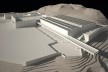 Maquete eletrônica do projeto do Museu de Arte Contemporânea de Ouro Preto, 2014<br />Imagem divulgação  [Escritório Paulo Mendes da Rocha]
