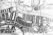 Siemensstadt, Berlim, 1929-1931, 1.370 apartamentos, planta da situação atual. Arquitetos Hans Scharoun, Walter Gropius, Hugo Häring, Otto Bartning, Fried Forbat e Paul Rudolf Henning (p. 100)
