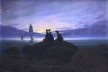<i>Lua no mar</i>. Caspar David Friedrich, 1830
