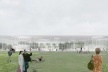 Museu Louvre-Lens. O átrio central se encaixará na entrada da antiga mina de carvão sobre a qual o museu será construído [www.louvrelens.fr]