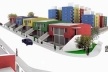Vista das duas tipologias habitacionais<br />Imagem do autor do projeto 