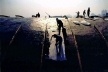 Trabalhadores durante a construção do Memorial da América Latina<br />Foto Pedro Ribeiro 