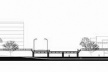 Operação Urbana Diagonal Sul. Plano-Referência de Intervenção e Ordenação Urbanística. Pólo transposição Concórdia: seção longitudinal eixo leste/oeste<br />Imagem do arquivo de SEMPLA/PMSP 