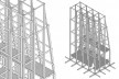 Observatório do Campo e das Estrelas, axonométrica estrutural, Ceibas, Entre Rios, Argentina, arquitetos Cássio Sauer e Elisa T Martins<br />Imagem divulgação  [Sauermartins]