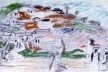 Favela, desenho catalogado como “carnet b4-282” na Fundação Le Corbusier, Rio de Janeiro RJ. Le Corbusier, 1929 [Le Corbusier e o Brasil. São Paulo, Tessela / Projeto, 1987]