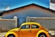Fusca amarelo queimado II, série fotográfica “Os fuscas ofuscam”<br />Foto Fernando Mascaro 