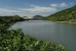 Rio Siriú, com dunas ao fundo, Garopaba SC<br />Foto José Tabacow 