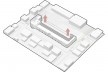 1º lugar Concurso Mercado Público de Lages, perspectiva esquemática do conjunto, Lages. Escritórios Zulian Broering + Zanatta Figueiredo<br />Imagem divulgação 